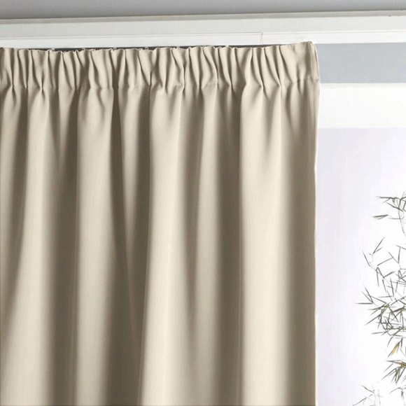 Verdunkelungsvorhang Voda Mit Faltenband Unisex Beige 140x180 cm