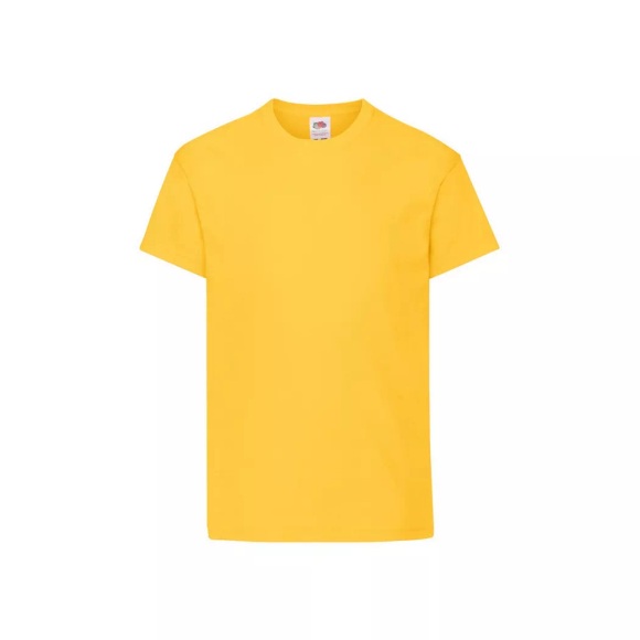 Original Tshirt Mädchen Gelb Bunt 128