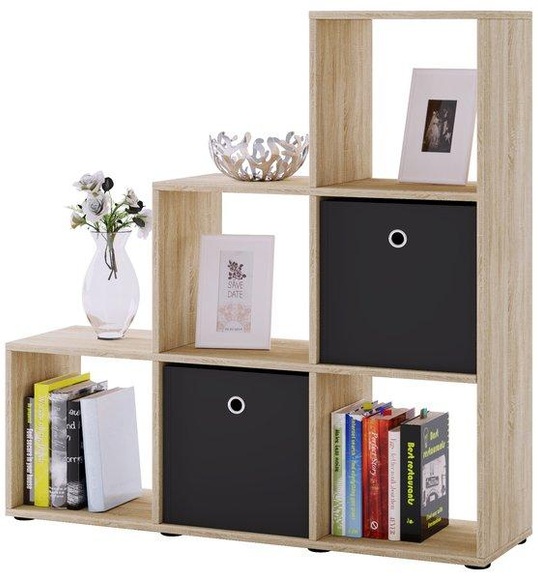 Holz Stand Treppenregal Stufenregal Würfel Standregal Raumteiler 6 Fächer Nitas Holz Stand Treppenregal Stufenregal Würfel Standregal Raumteiler 6 Fächer Nitas
