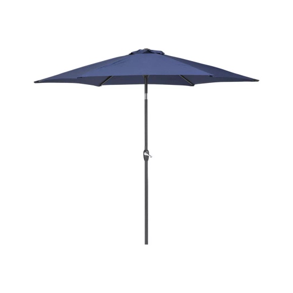 Beliani Sonnenschirm Ø270 cm marineblau VARESE