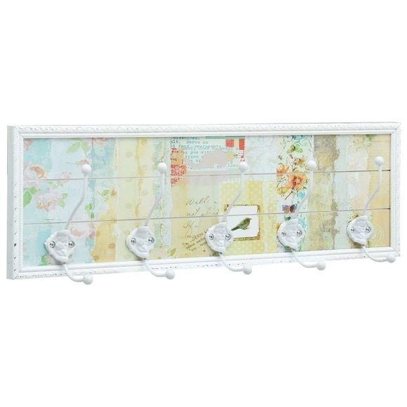 Garderobe Weiss 20,2x8,5x66,5 cm MDF