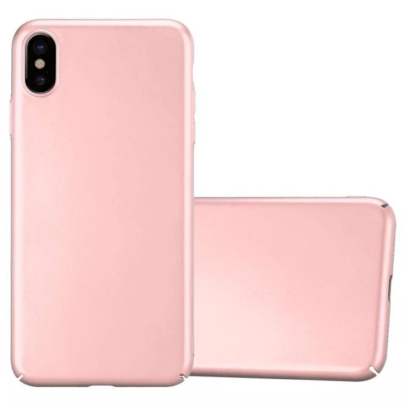 Hülle für Apple iPhone XS MAX Hard Case in Metall Optik