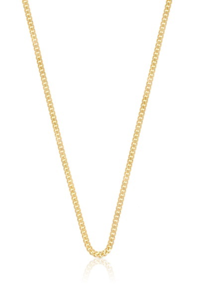 Collier Panzer Gelbgold 750, 2mm, 42cm Damen Gelbgold 42cm