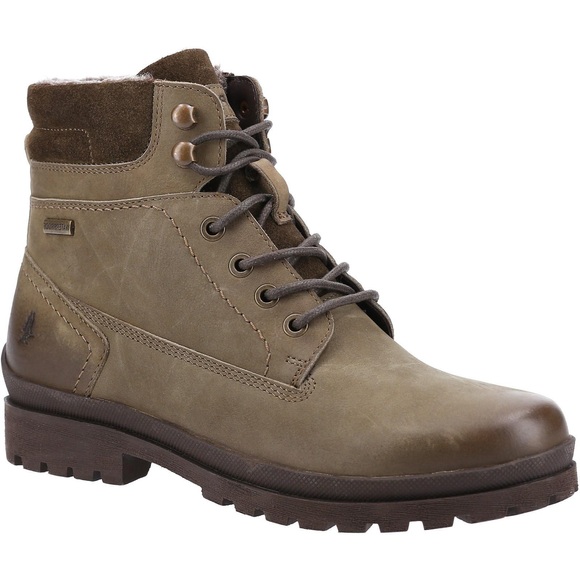 Springerstiefel Annay, Leder Damen Khaki 42