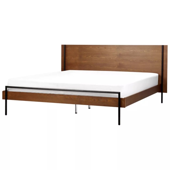 Bett mit Lattenrost aus MDF-Platte Modern LIBERMONT Bett mit Lattenrost aus MDF-Platte Modern LIBERMONT