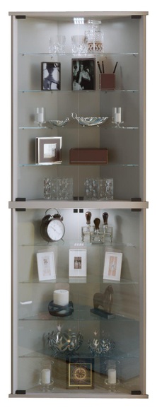 Holz Glas Vitrine Sammelvitrine Glasvitrine Eckvitrine Standvitrine Vecko XL Holz Glas Vitrine Sammelvitrine Glasvitrine Eckvitrine Standvitrine Vecko XL