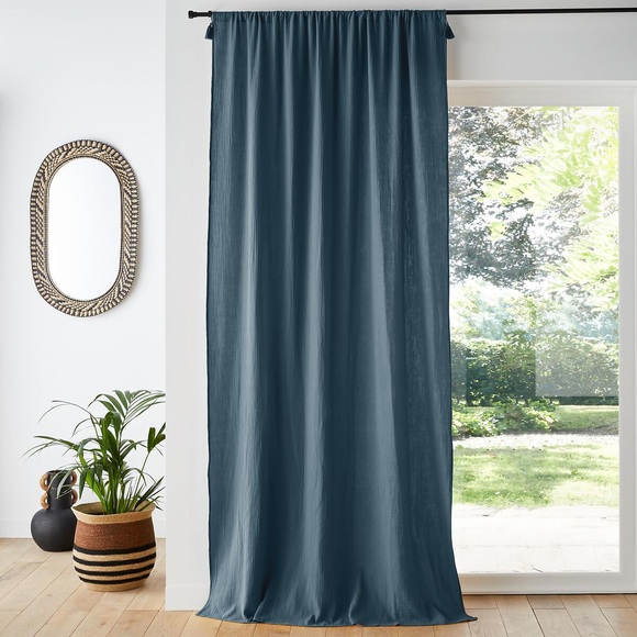 Vorhang Kumla Unisex Blau 140x180 cm