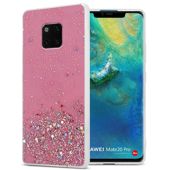 Hülle für Huawei MATE 20 PRO TPU Silikon mit funkelnden Glitter