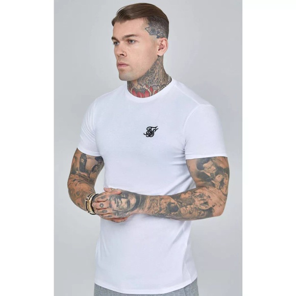 Siksilk T-Shirt | White | Herren | S