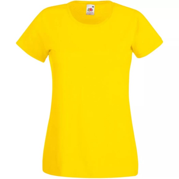 Value Tshirt Damen Gelb XS