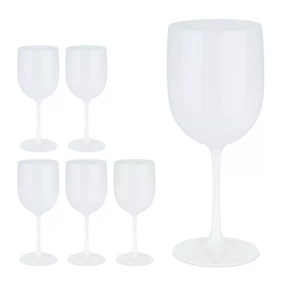B2X - Weingläser aus Kunststoff, 6er-Set, One Size