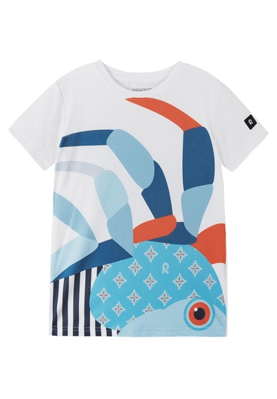 Kinder T-shirt Vauhdikas Off White Boy Jungen Multicolor 134
