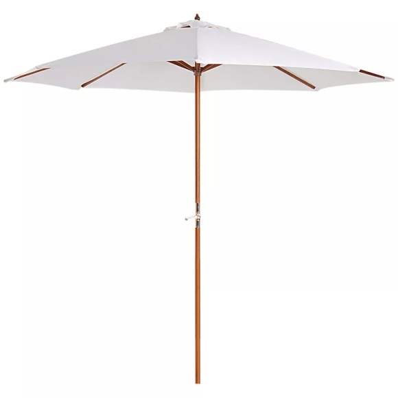 Outsunny - Sonnenschirm, One Size, Creme