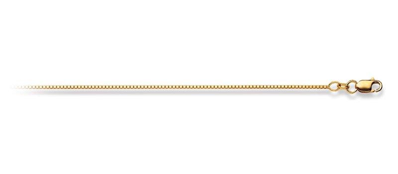 Collier Venezianer Gelbgold 750, 1.1mm, 55cm Unisex Gelbgold 55 CM