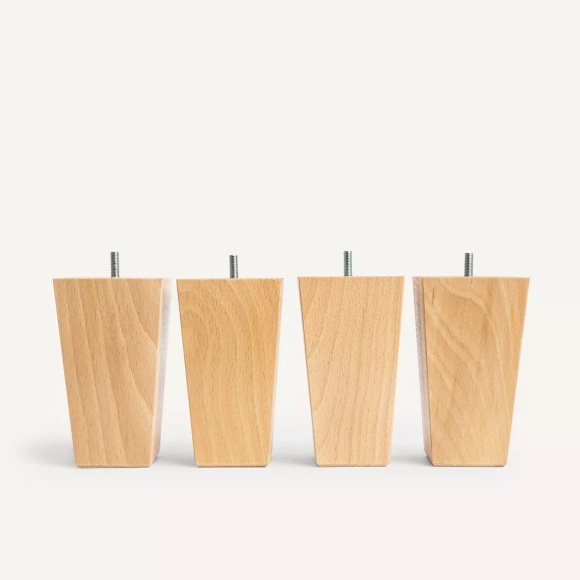 4er-Set Bettfüsse ''Trapecio''