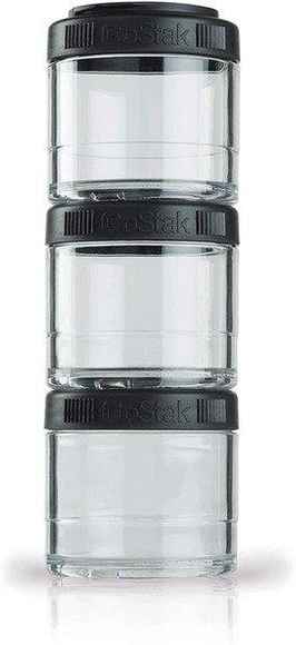 BlenderBottle GoStak 100ml 3Pak, Black