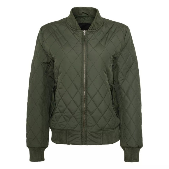 Urban classics ladies - diamond BOMBER nylon Quilted Jacket