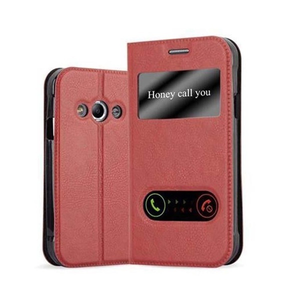 Hülle für Samsung Galaxy XCover 3 Magnetverschluss, 2 Sichtfenstern