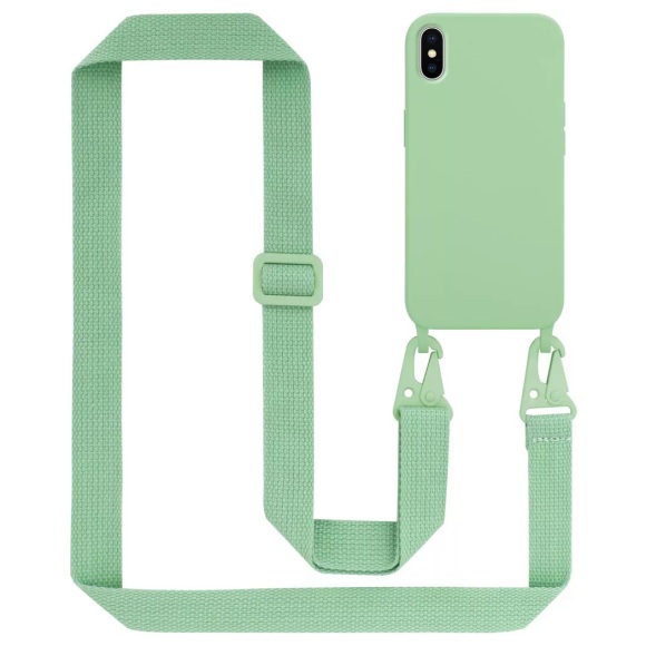 Handy Kette für Apple iPhone X XS Silikon Schutzhülle