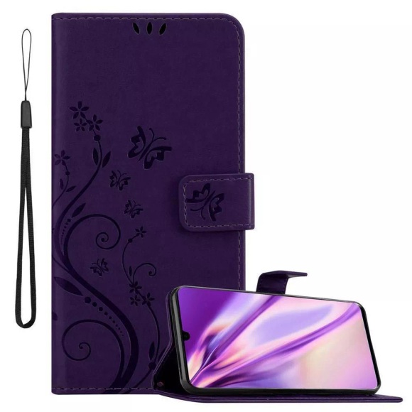 Hülle für Huawei P30 PRO Blumen Design Magnetverschluss