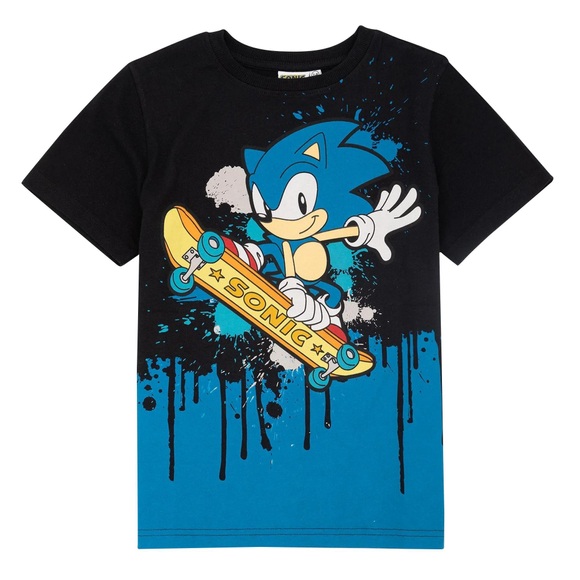 Tshirt Mädchen Schwarz 110