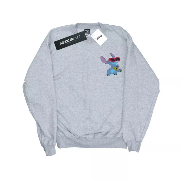 Lilo And Stitch Guitar Sweatshirt Unisex Grau 104