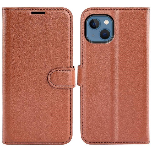 iPhone 14 - Leder Etui Hülle