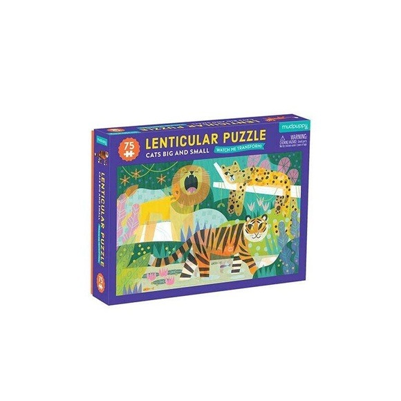 Lenticula 75tlg, Katzen gross und klein Multicolor