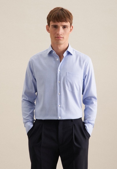 Business Hemd X-slim Fit Langarm Uni Herren Hellblau 38
