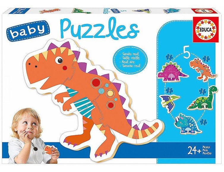 Puzzle Dinosaurier Baby Puzzle (5Teile)