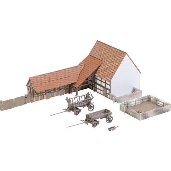 Faller 232371 N Landwirtschaftliches Gebäude mit Zubehör Bausatz