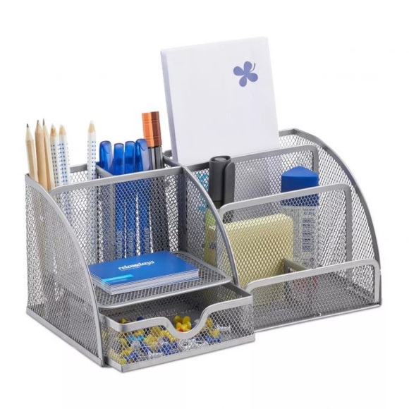 B2X - Schreibtischorganisator 6 Regale Metall, 20 x 33 cm