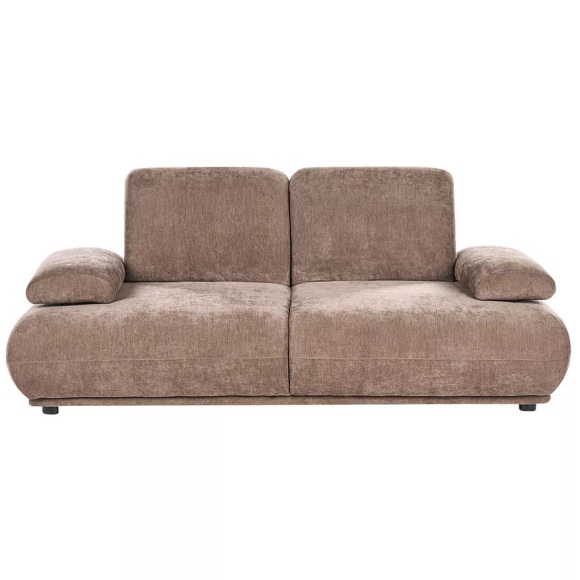 Beliani - 3 Sitzer Sofa aus Stoff Modern NACKA, One Size, Braun Bunt