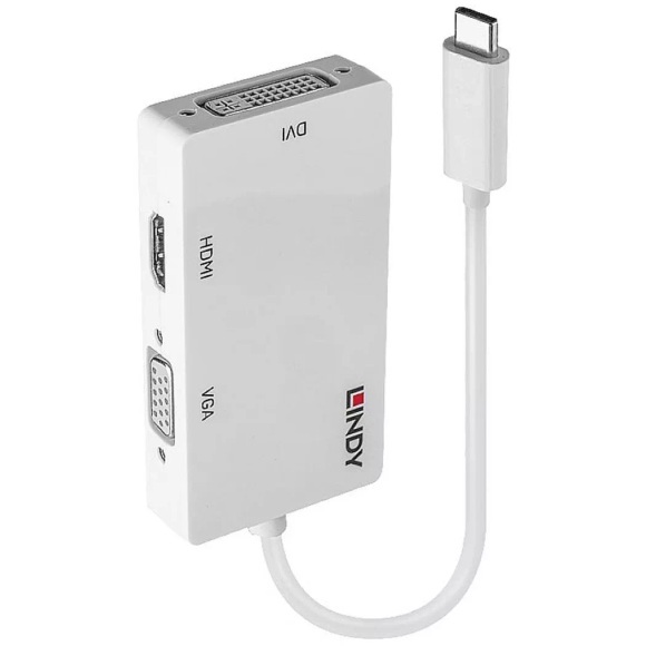 Lindy 43273 - USB 3.1 Typ C Konverter auf 3 Displays