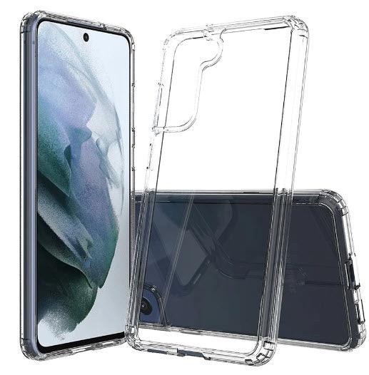 JT Berlin - Samsung Galaxy S23 5G Hybrid Hülle TPU Bumper + Acryl Rückseite Pankow (10911) - Transparent