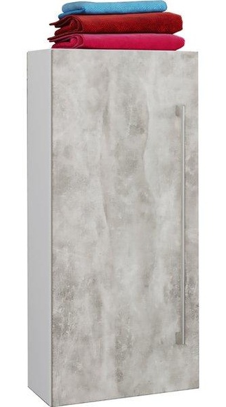 MID.YOU Hängeschrank , VCB 3 , Weiss , Holzwerkstoff , 1 Fächer , 33x75x22 cm , melaminharzbeschichtet,melaminharzbeschichtet,Nachbildung,Nachbildung , 000657016204