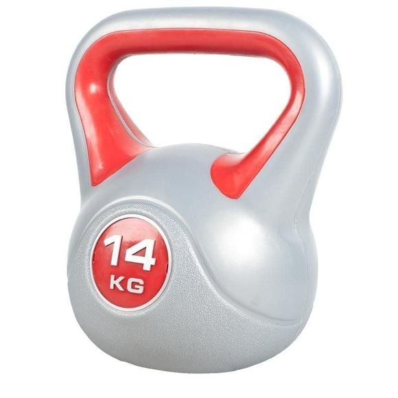 Kettlebell Stylish Unisex Rot Bunt 14KG