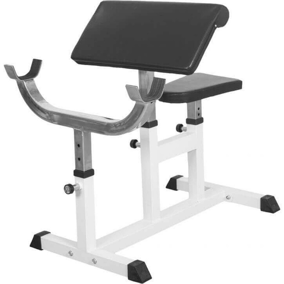 Bizeps Curlbank Unisex Weiss ONE SIZE