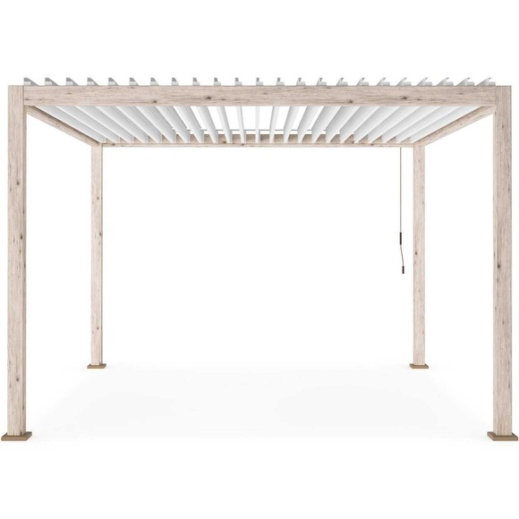 Gartenpavillon Ocean Rustik weiss 360x360