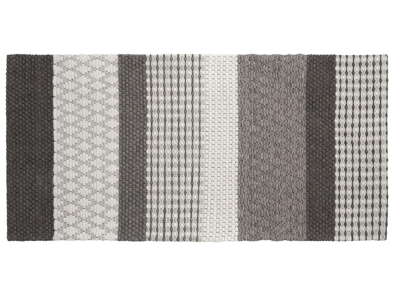 Beliani Teppich grau 80 x 150 cm Kurzflor ZEYNE