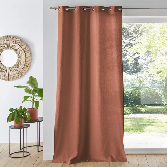 Vorhang Onega Unisex Braun 135x220cm