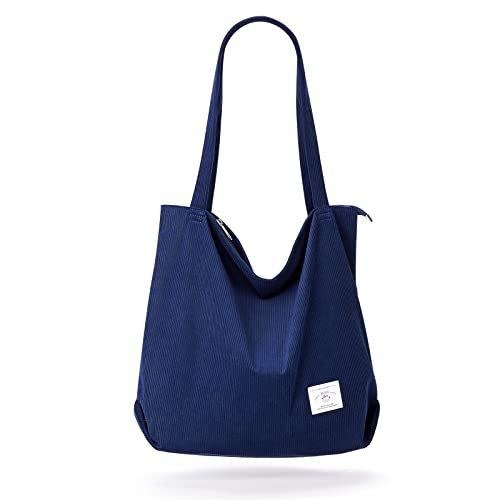 Kordel Tasche Umhängetasche Mit Reißverschluss, Große Shopper Tasche Tragetasche Handtasche Damen Multicolor ONE SIZE
