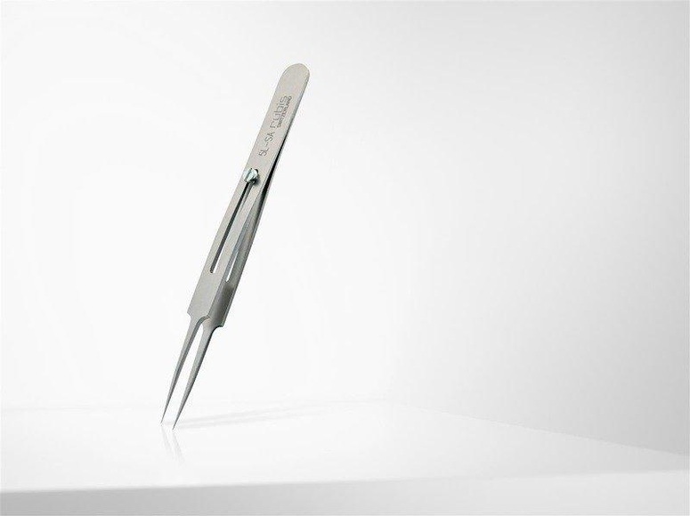 Rubis Pinzette, spitz, Inox