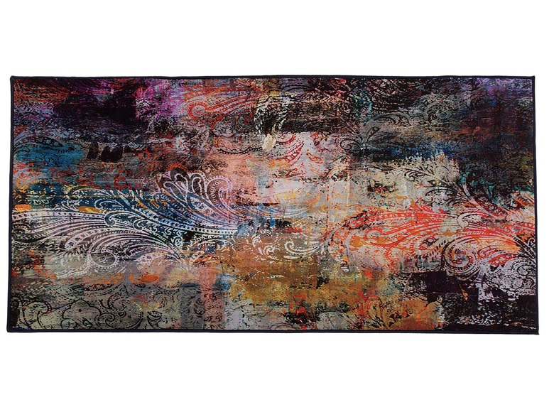 Beliani Teppich bunt 80 x 150 cm Kurzflor MARDIN