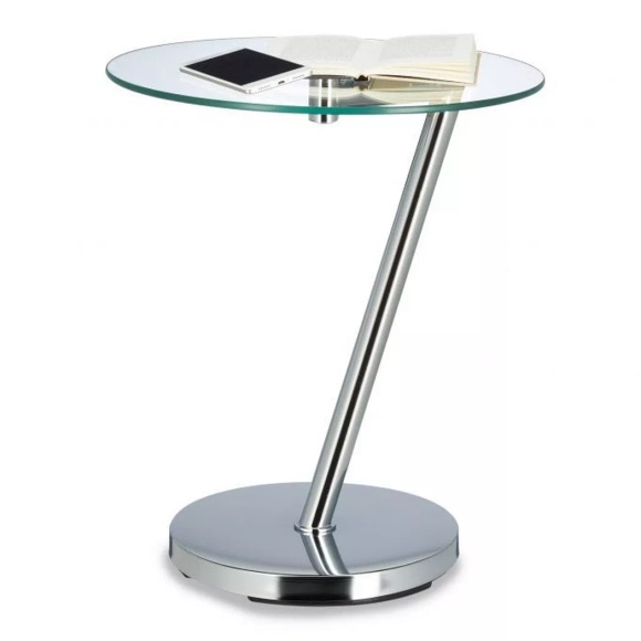 B2X - Beistelltisch aus Glas und Metall, 55 CM