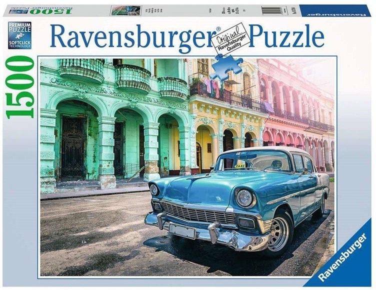 Ravensburger Puzzle 16710 - Cars Cuba - 1500 Teile Puzzle für Erwachsene und Kinder ab 14 Jahren