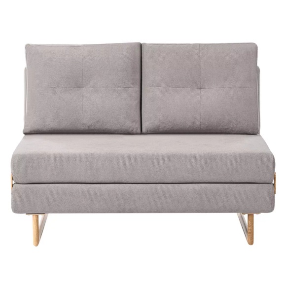 Beliani - 2 Sitzer Sofa aus Stoff JERSLEV, One Size, Braun Medium