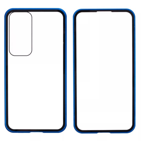 Cover-Discount - Galaxy S25 Front- & Back Panzerglas, Blau