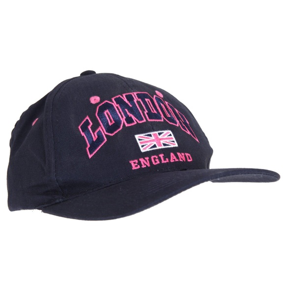 Baseballkappe Mit Londonenglanddesign, Marineblau Herren Marine ONE SIZE
