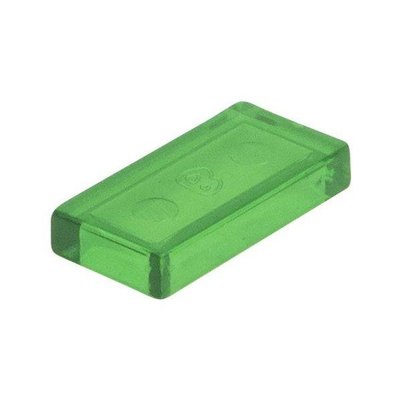 Bausteine Fliesen Signalgrün transparent